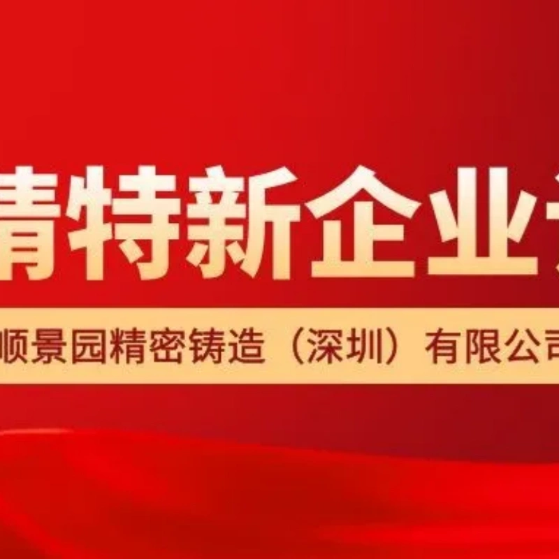 Congratulations: ShunKing Park Precision Casting (Shenzhen) Co., Ltd. Passed The Shenzhen Municipal 